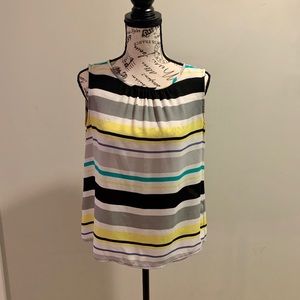 Nine West Striped Sleeveless / Tank Top (Small)